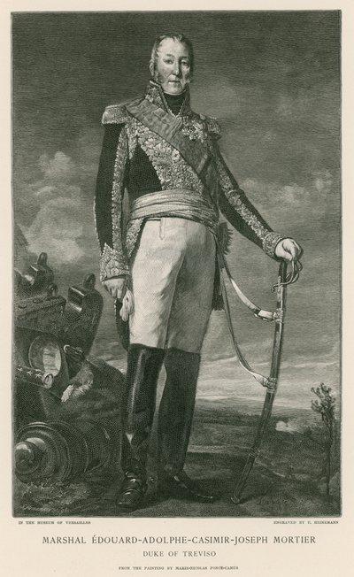 Marshal Edouard-Adolphe-Casimir-Joseph Mortier by Ponce Camus. Marie Nicholas