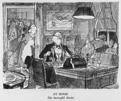 At Home, The Successful Doctor by Pont