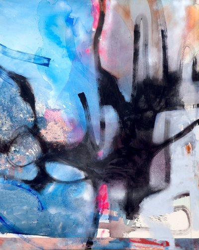 Dynamic Abstract Strokes by Poonam Choudhary
