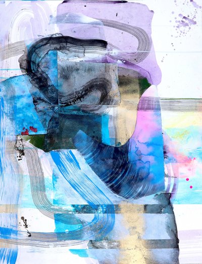 Vibrant Abstract Flow by Poonam Choudhary