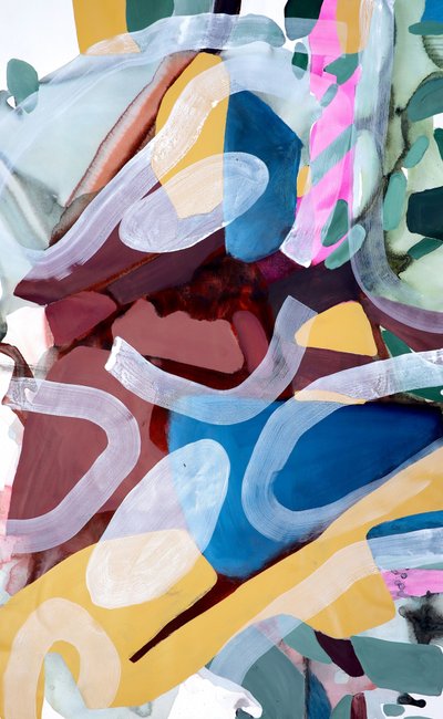 Vibrant Abstract Movement by Poonam Choudhary