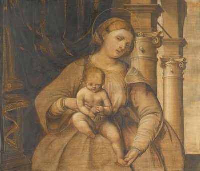 Virgin and Child by Pordenone (circle of)