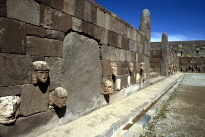 Pre-Columbian archaeological site of Tiahuanaco, Bolivia. by Pre Columbian Pre Columbian