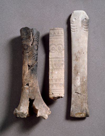 Bone and Stone Idols from Almizaraque by Prehistoric Prehistoric