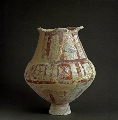 Etruscan Civilization: Terracotta Vase from the Necropolis of Mattonara by Prehistoric Prehistoric