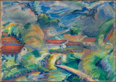 Untitled Landscape by Preston Dickinson