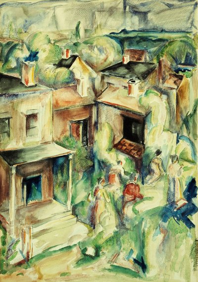 Village by William Preston Dickinson
