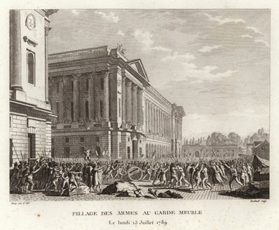 Looting of weapons in storage by Prieur