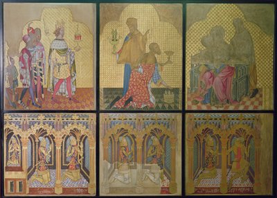Reconstruction of a wall painting originally in St. Stephen