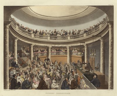 Surrey Institution by Pugin and Rowlandson