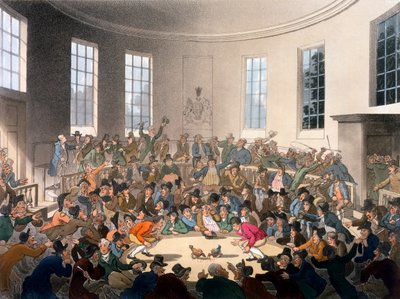 The Royal Cockpit, Birdcage Walk, St James, illustration from 