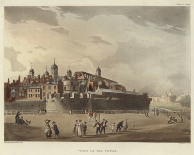 View of the Tower by Pugin and Rowlandson