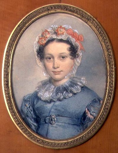 Portrait of Countess Sofia Stepanovna Shcherbatova (1798-1885) by Pyotr Fyodorovich Sokolov