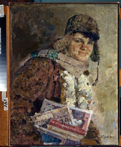 A Bookseller by Pyotr Ivanovich Kotov