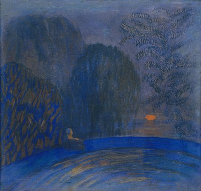 Moon Motif by Pyotr Savvich Utkin