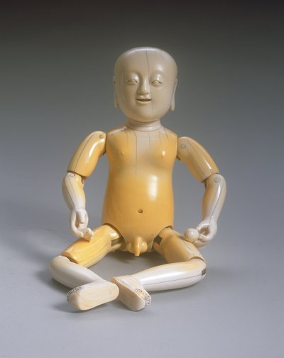 Articulated Figure of a Boy, Kangxi Period (1662-1722) by Qing Dynasty Chinese School