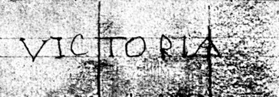 Signature of Princess Victoria at the Age of Four by Queen Victoria