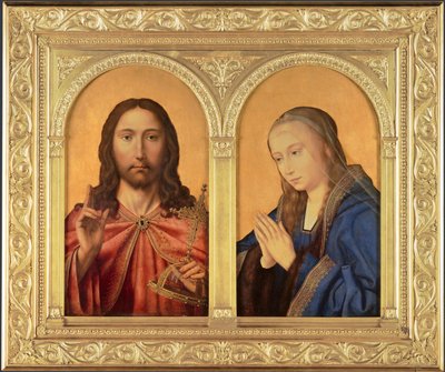 Diptych: Christ and the Virgin by Quentin Massys or Metsys