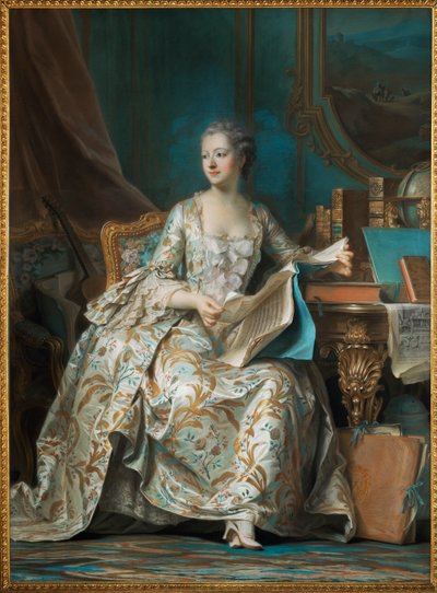 Pompadour, Marquise de (Jeanne Antoinette Poisson) by Quentin de la Latour