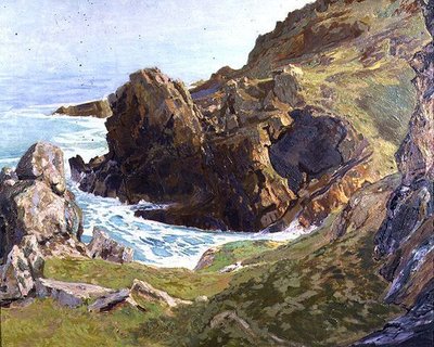 Cornish Cliffs, Zennor by R. Borlase Smart