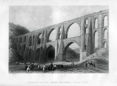 Aqueduct of the Greek Emperors, near Pyrgo, Turkey by R. Wallis