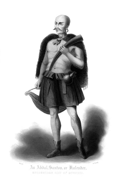 An Abdal, Santon or Kalender, Mohammedan Sect of Devotees by R. Young