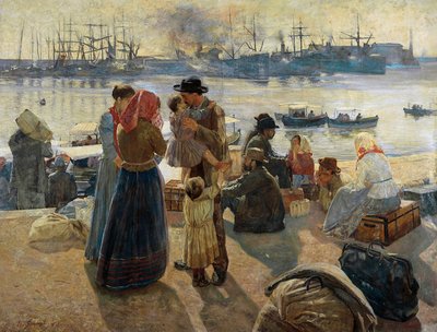 Emigrants by Raffaello Gambogi
