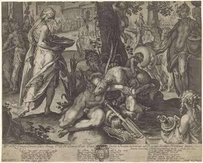 Vestal Virgin Tuccia Carries Water in a Sieve to Prove Her Innocence by Raffaello Guidi