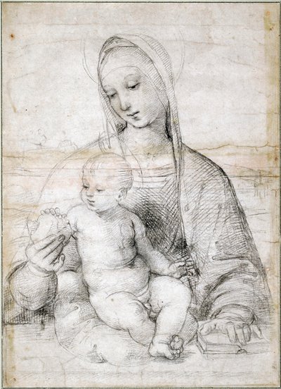 Madonna with the Pomegranate, c. 1504 by Raffaello Sanzio Raphael