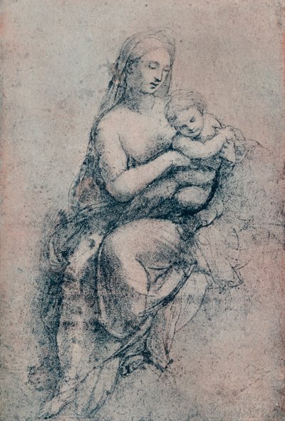 The Virgin and Child, Study for the Madonna di Foligno, c1511, 1903 by Raffaello Sanzio Raphael