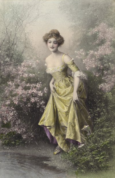 Girl in Yellow by Raimund Ritter Von Brennerstein Wichera