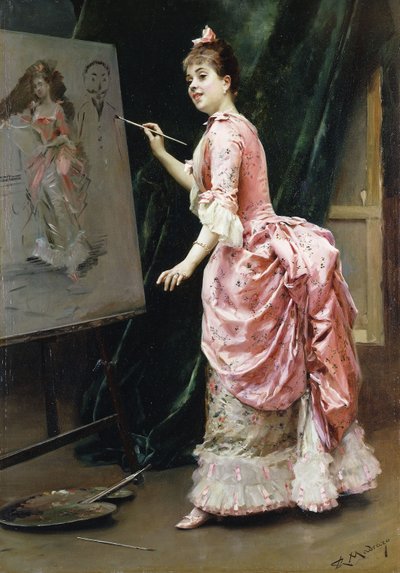 In the Study by Raimundo de Madrazo y Garreta