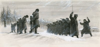 A last minute reprieve saved Fyodor Dostoievski from the firing squad by Ralph Bruce