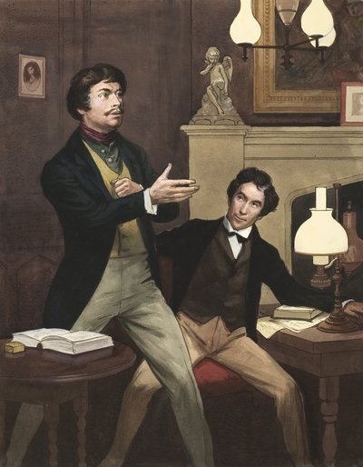 Henry Irving with William Hoskins by Ralph Bruce