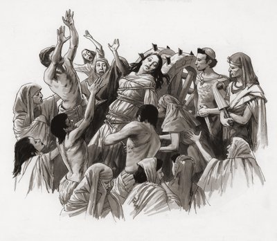 Saint Catherine Being Tortured on the Wheel by Ralph Bruce