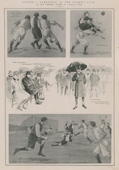 Oxford versus Cambridge at the Queen