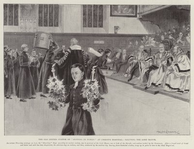 The Old Lenten Custom of Supping in Public at Christ
