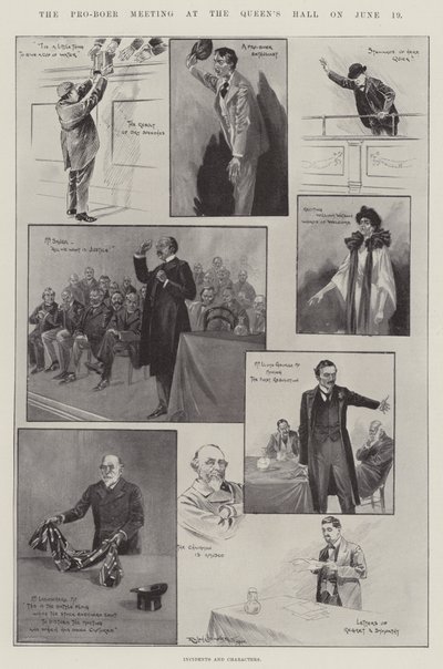 The Pro-Boer Meeting at the Queen