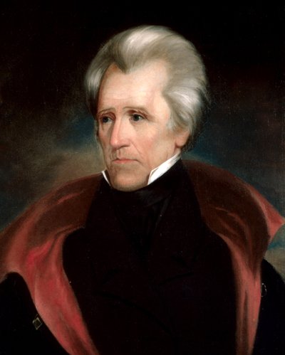 Andrew Jackson Head (Cropped 4x5) by Ralph Eleaser Whiteside Earl