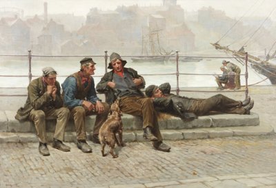Out of Work or Nothing Doing by Ralph Hedley