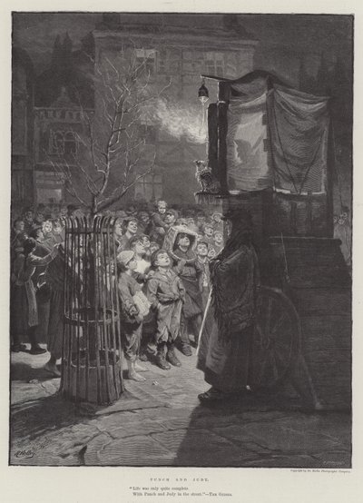 Punch and Judy by Ralph Hedley