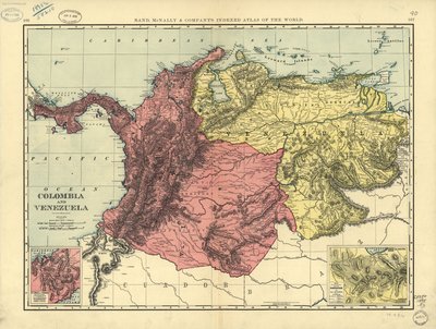 Colombia and Venezuela by Rand McNally and Company