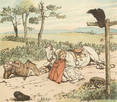 A Farmer Went Trotting upon His Grey Mare by Randolph Caldecott