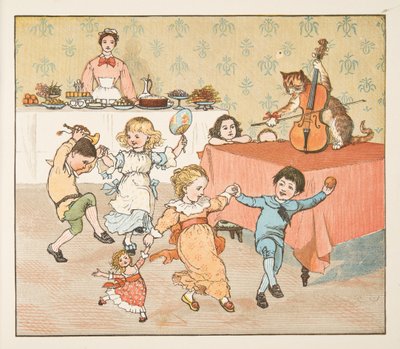 Hey, Diddle, Diddle, from The Hey Diddle Diddle Picture Book, pub.1882 by Randolph Caldecott