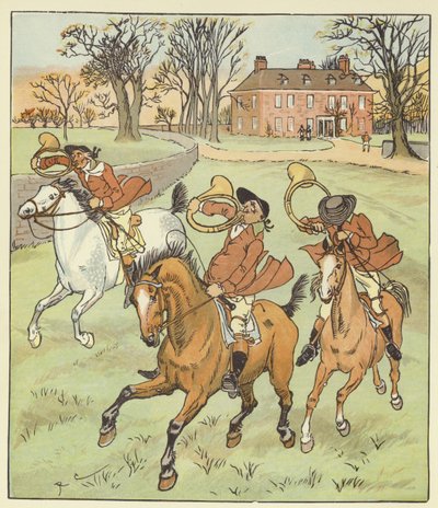 The Three Jovial Huntsmen by Randolph Caldecott