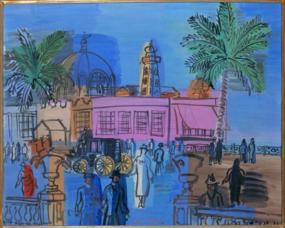 Boardwalk in Nice by Raoul Dufy