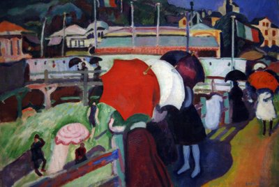 The Three Umbrellas by Raoul Dufy