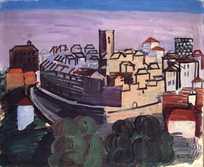 Landscape Near Vence by Raoul Dufy