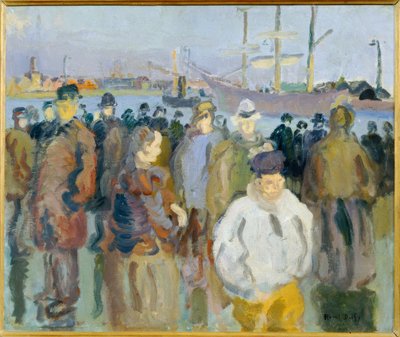 Quay in Rouen by Raoul Dufy