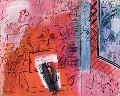 Still Life with a Violin, A Homage to Johann Sebastian Bach by Raoul Dufy
